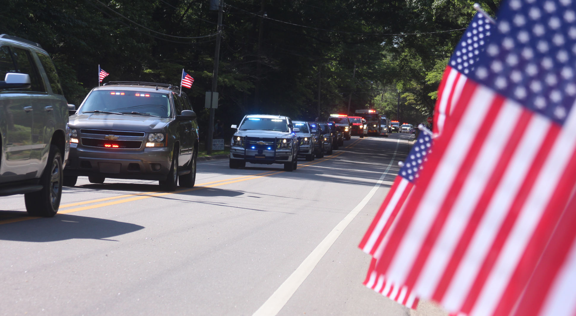 Funeral service for officer William Buechner